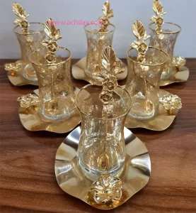 ست چای خوری طلایی