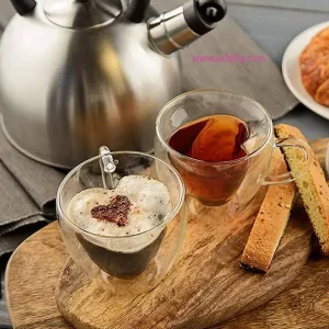فنجان دوجداره قلبی