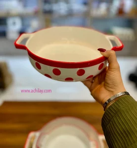 تابه گرد خالخالی سرامیکی