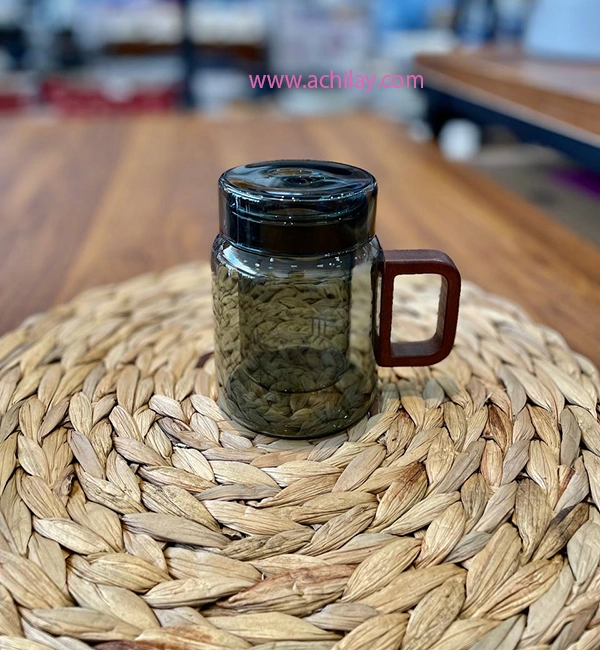 لیوان دمنوش پیرکس صافی دار